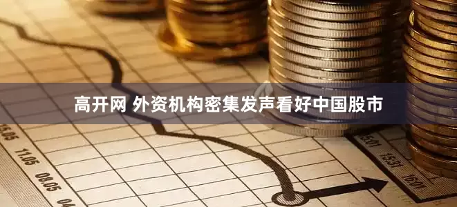 高开网 外资机构密集发声看好中国股市